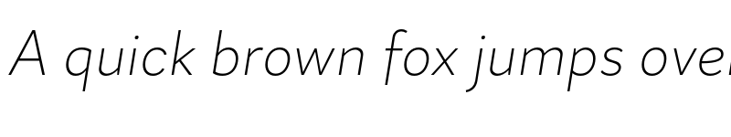 Preview of Magdelin ExtraLight Italic font