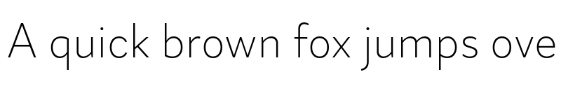 Preview of Magdelin ExtraLight font