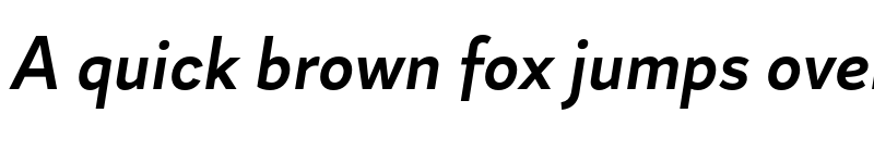 Preview of Magdelin SemiBold Italic font