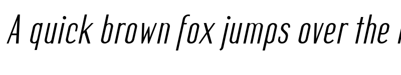 Preview of Mager Italic font