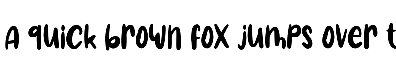 Preview of Magic Candy Regular font