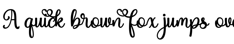 Preview of Magic Heart Bold PERSONAL USE Bold font