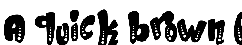 Preview of Magic Spots Regular font