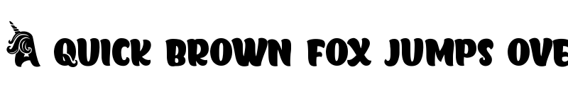 Preview of Magic Unicorn Regular font