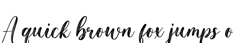 Preview of Magista Brush Regular font