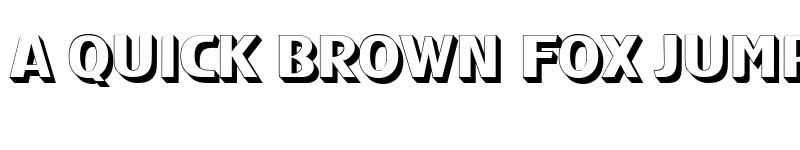 Preview of Magistros 3D Regular font