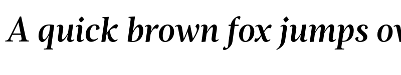 Preview of Magneta SemiBold Italic font