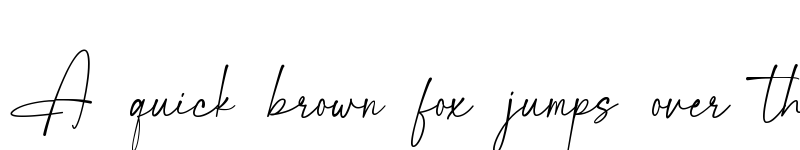 Preview of Magnificent Signature Regular font