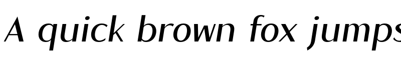 Preview of Magnisa Sans Bold Expanded Italic font