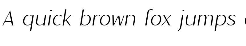 Preview of Magnisa Sans Expanded Italic font