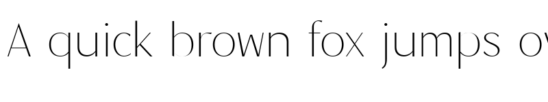 Preview of Magnisa Sans ExtraLight Expanded font