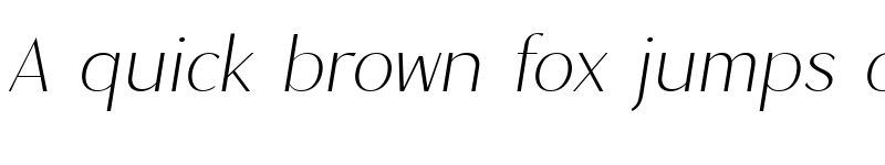 Preview of Magnisa Sans Light Expanded Italic font