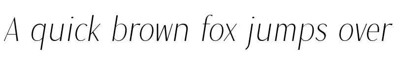 Preview of Magnisa Sans Light Italic font