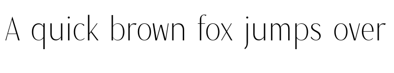 Preview of Magnisa Sans Light font