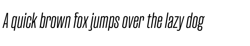 Preview of Magno Sans Variable Italic font