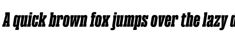 Preview of Magno Serif Trial Black Oblique font