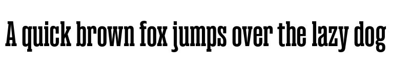 Preview of Magno Serif Trial Bold font