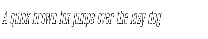 Preview of Magno Serif Trial Extralight Oblique font