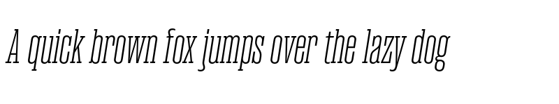 Preview of Magno Serif Trial Light Oblique font