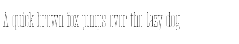 Preview of Magno Serif Trial Thin font