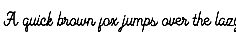 Preview of Magnolia Grande Regular Regular font