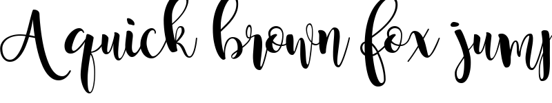 Preview of Magnolia Sky Regular font