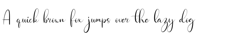 Preview of Magnolina Regular font