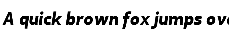 Preview of Mahone Sans BoldItalic font