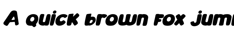 Preview of Mahoney Tilted font