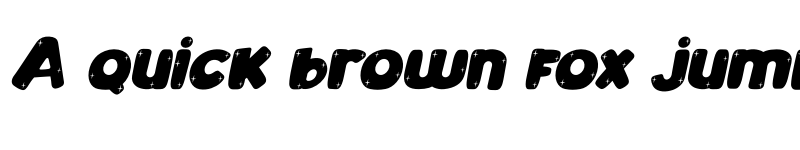 Preview of Mahoney Twinkle Tilted font
