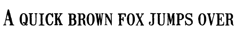 Preview of Mailart Rubberstamp Regular font