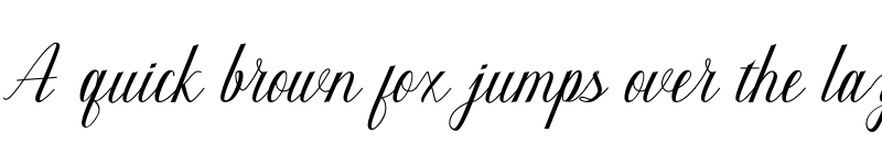 Preview of Maillane Regular font