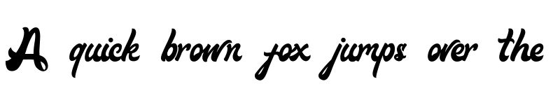 Preview of Maimoonde Regular font