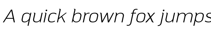 Preview of MAINLUX-LightItalic Regular font