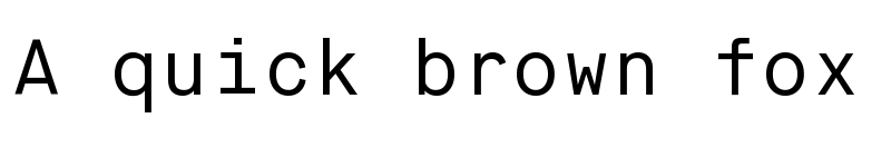 Preview of Maison Neue Mono font