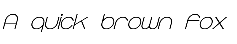 Preview of Majoram Sans Bold Italic font