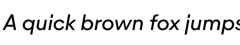 Preview of Majorant TRIAL Regular Italic font