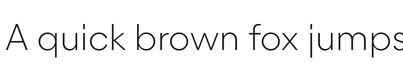 Preview of Majorant TRIAL Thin font