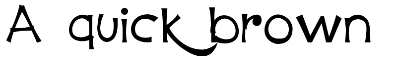 Preview of Makjun Sangkut Regular font