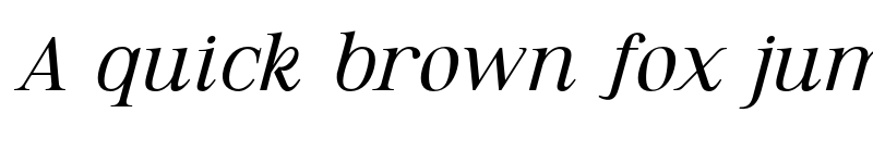 Preview of Maldives Italic font