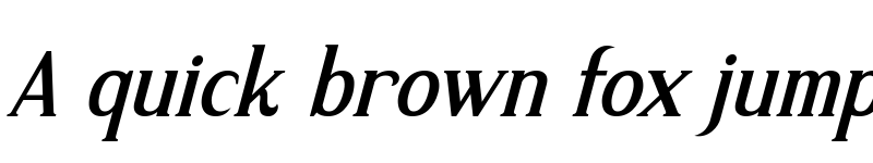 Preview of Malffide Italic font