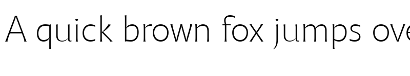 Preview of Malik Extralight font