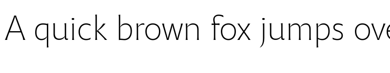 Preview of Malik Trial Extralight font