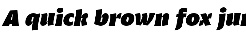 Preview of Malik Trial Heavy Display Italic font