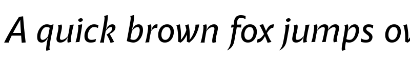 Preview of Malik Trial Italic font