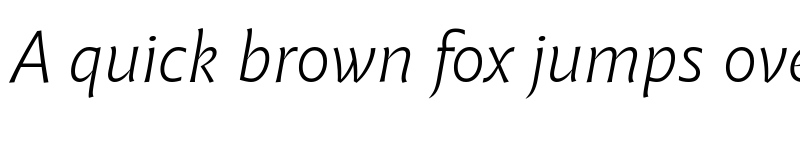 Preview of Malik Trial Light Italic font