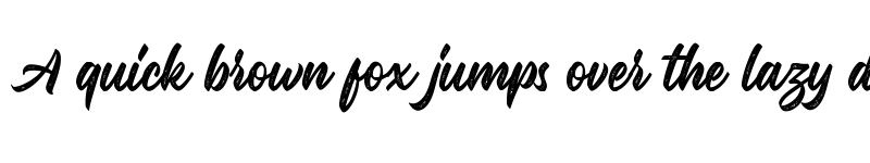 Preview of Malinsha Distressed font