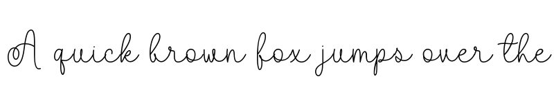 Preview of Malira Regular font