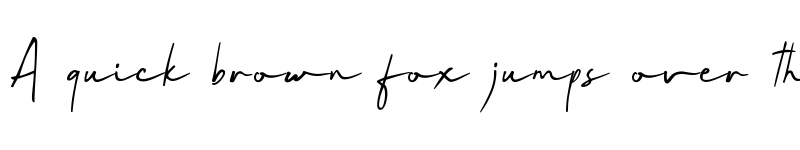 Preview of Mallory Quon Regular font