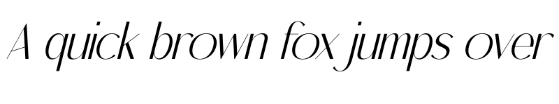 Preview of Malone Clemettine Serif Italic font